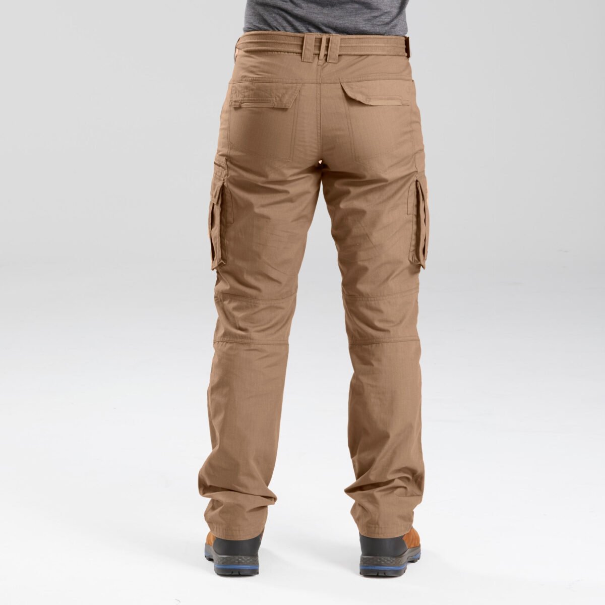 Men Straight Fit Durable Cargo Pant Brown - Travel 100 - Image 2