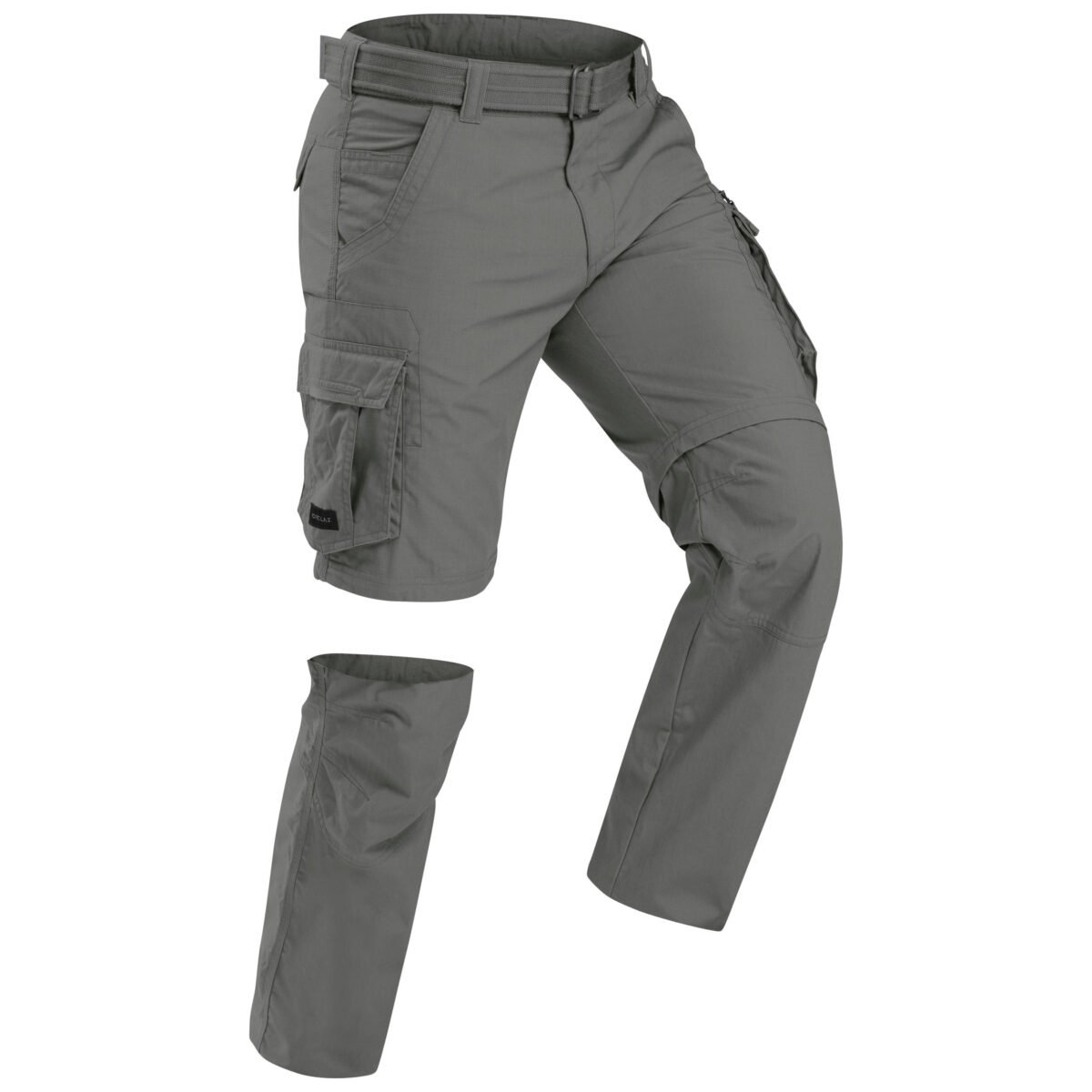 Men Zip-Off Convertible Cargo Pant Khaki - Travel 100 4.6  | 2.2k - Image 2