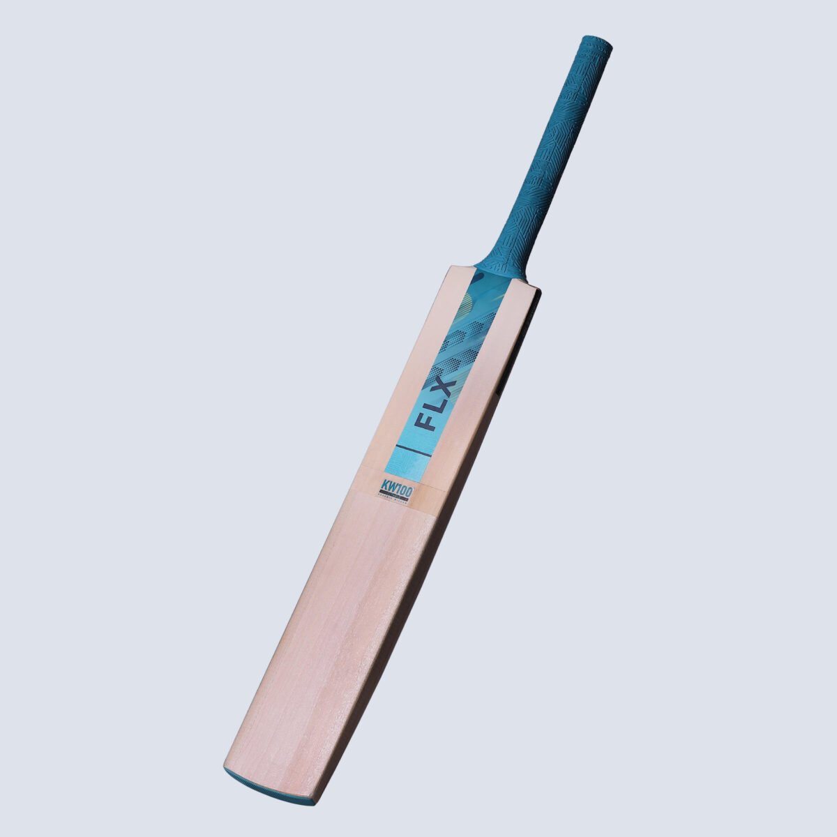 Kids' Cricket Bat Kashmir Willow KW 100 Lightweight & Sturdy Turquoise - Image 5