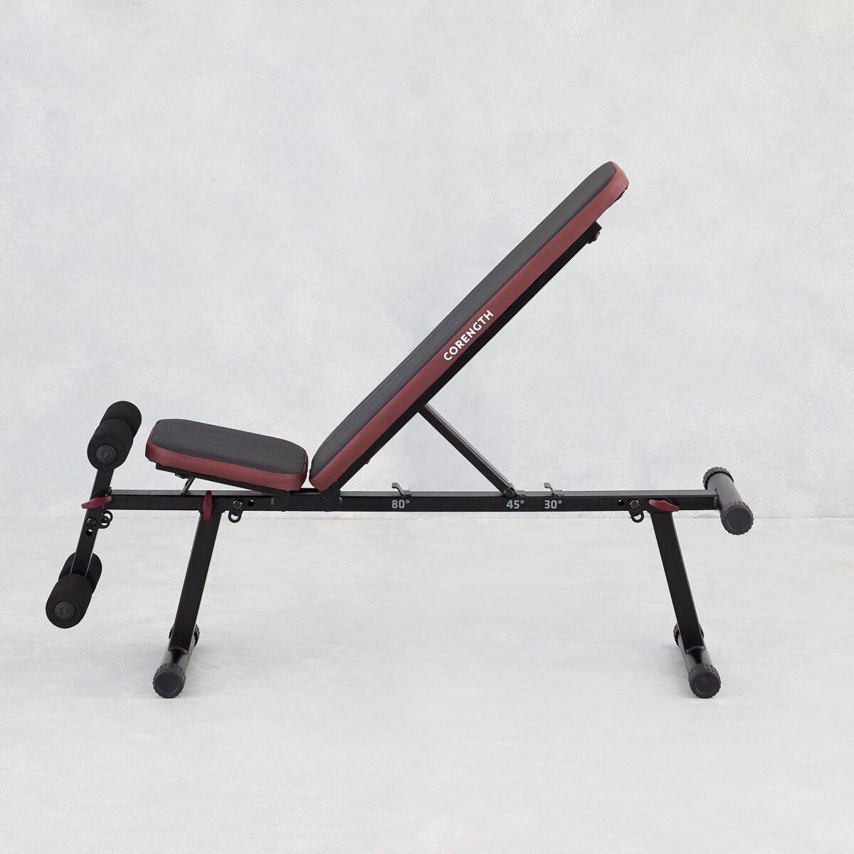 Gym Weight Bench, Foldable, 4 Incline levels, Supports upto 220kg, 500 - Black - Image 4