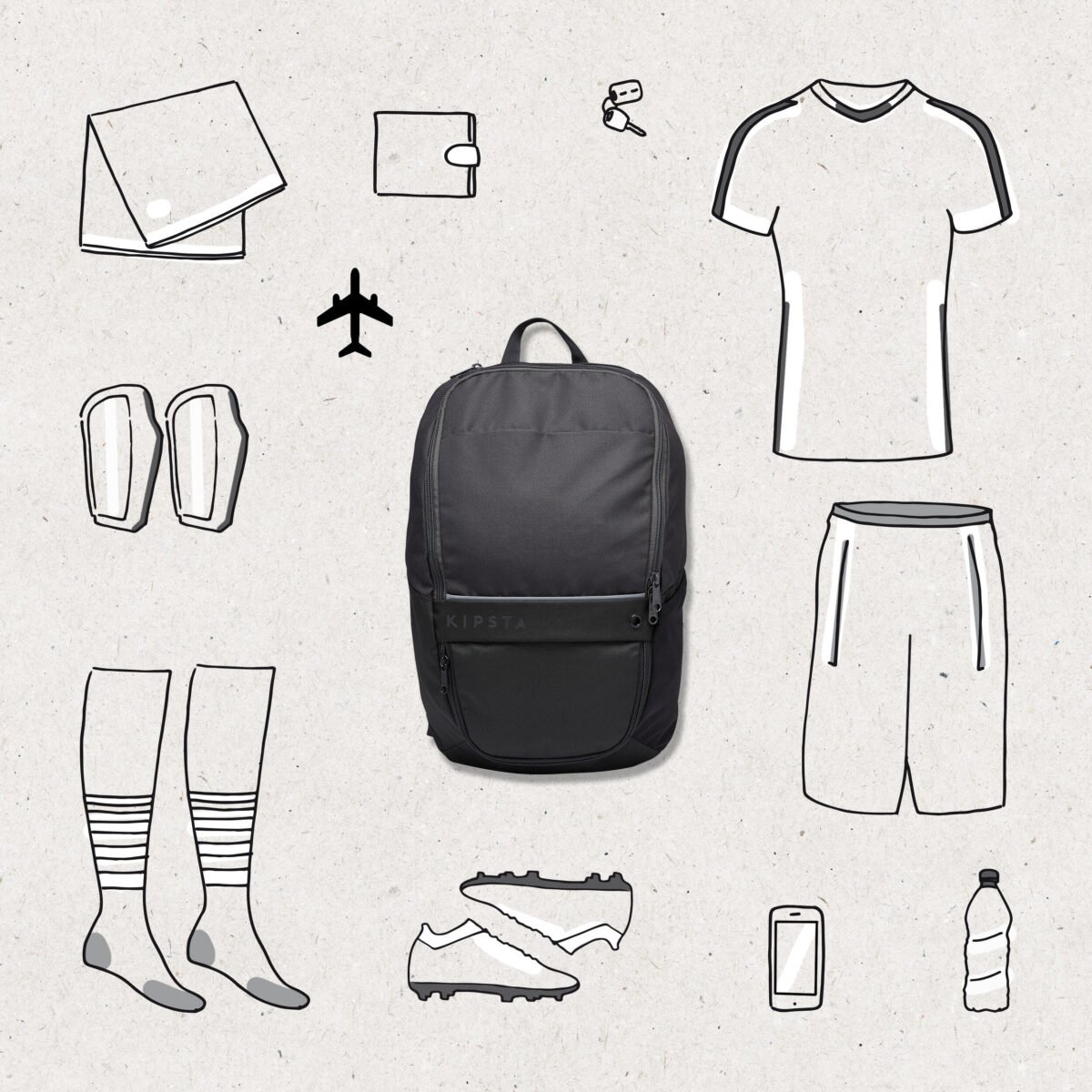 Football Backpack Bag 17L - Image 12