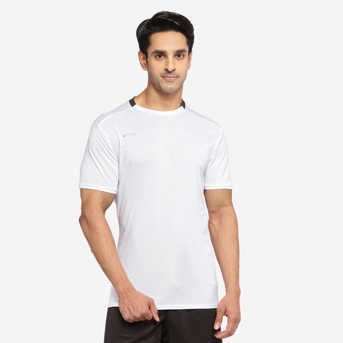 Men Football Jersey Short Sleeve F100 White - Image 2