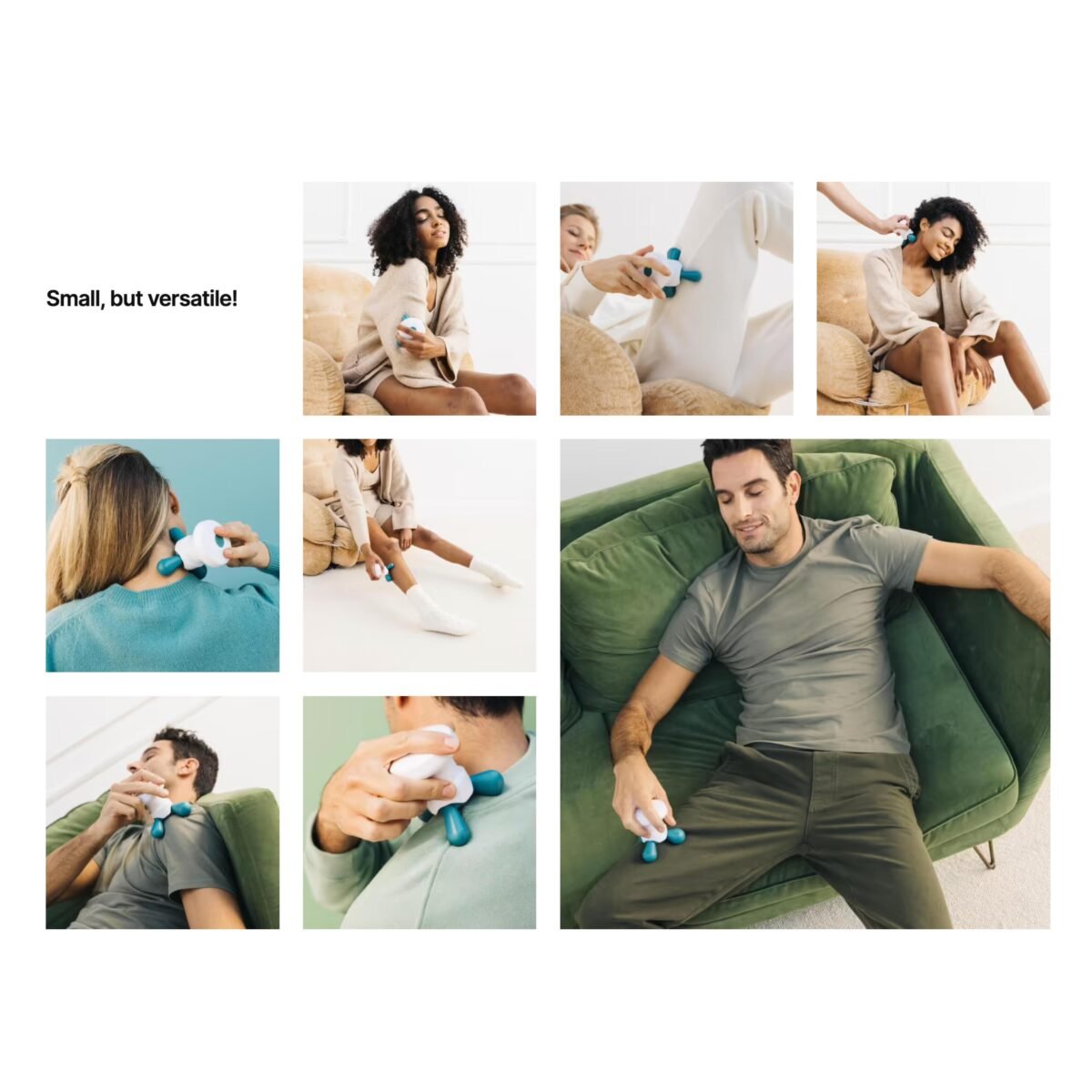 Electronic Vibrating Massager MH500 - Battery Powered, Rechargeable, USB Input - Image 4