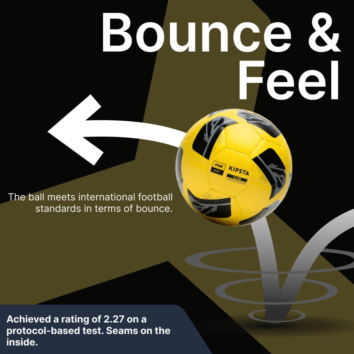 Machine-Stitched Football Training Ball Size 4  - White - Image 4