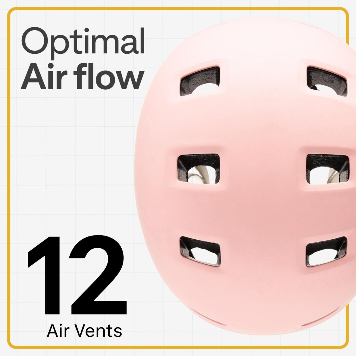 Inline Skating Skateboarding Scootering Helmet MF500 - Bridal Pink - Image 4