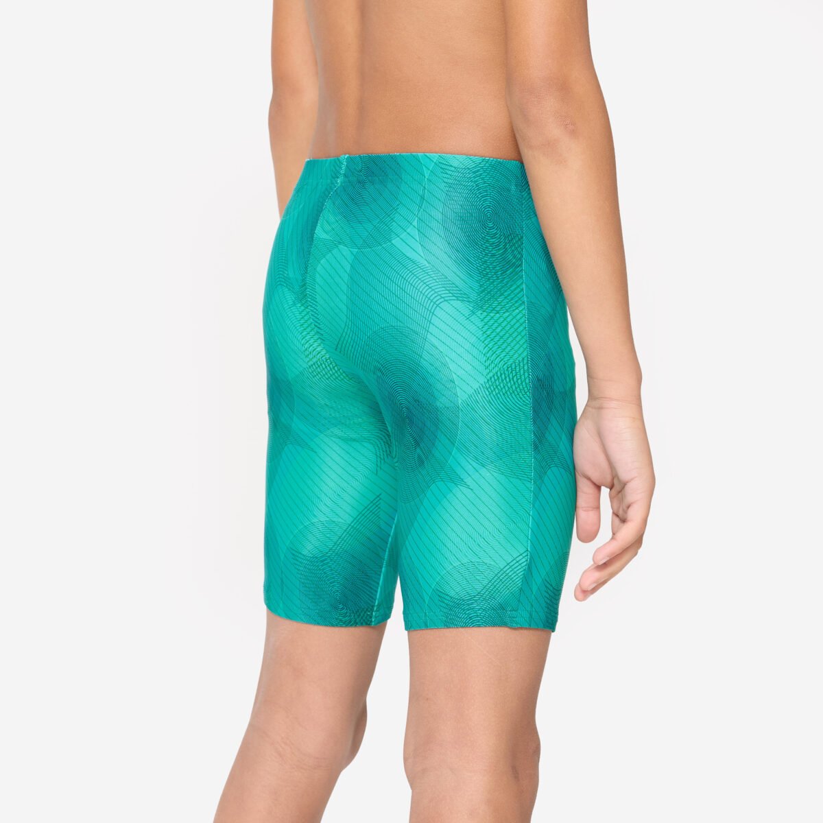 Boys' Swimming Jammer 100 Basic Comfortable & Quick-Dry Green - Image 3