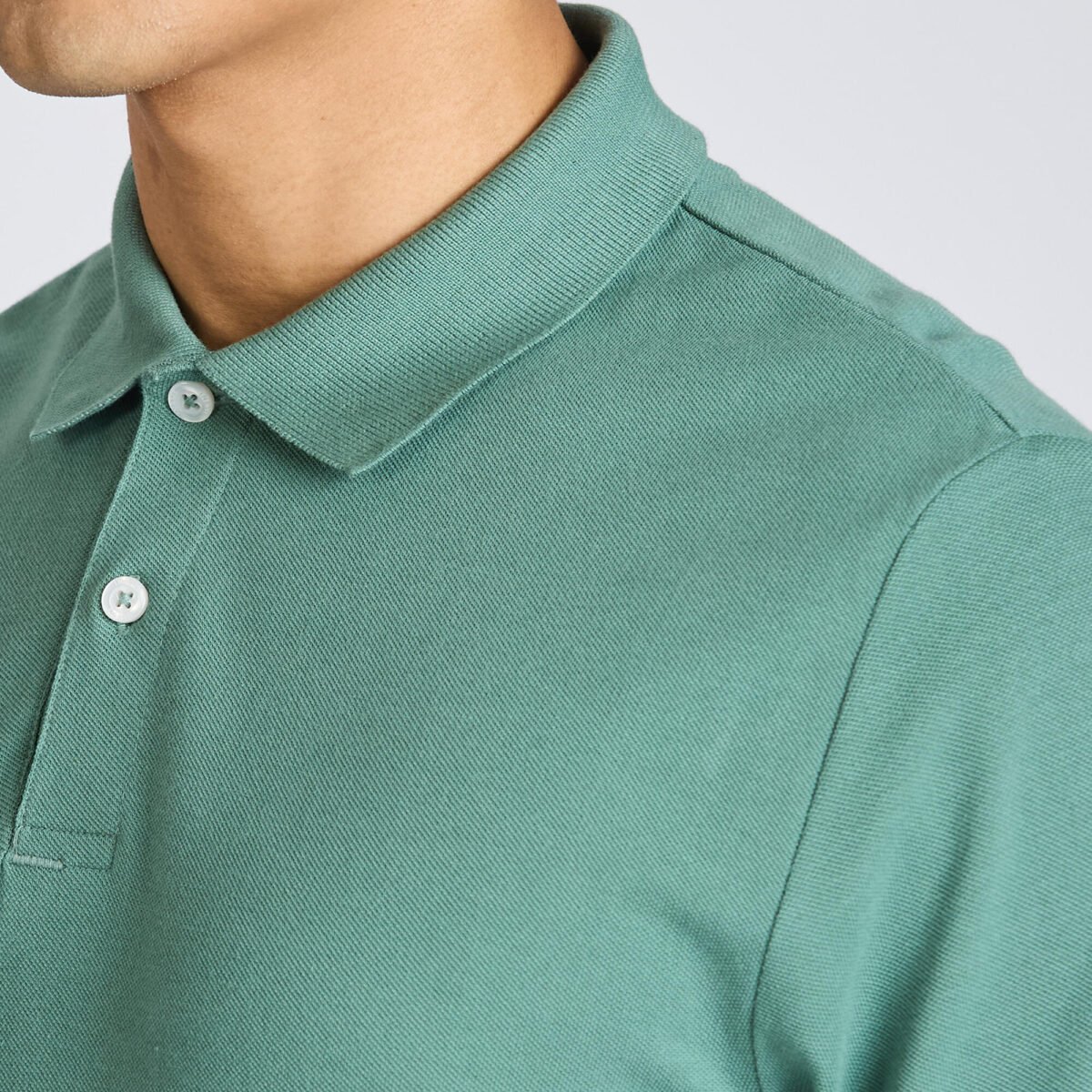 Men’s Polo shirt Khaki - Image 5