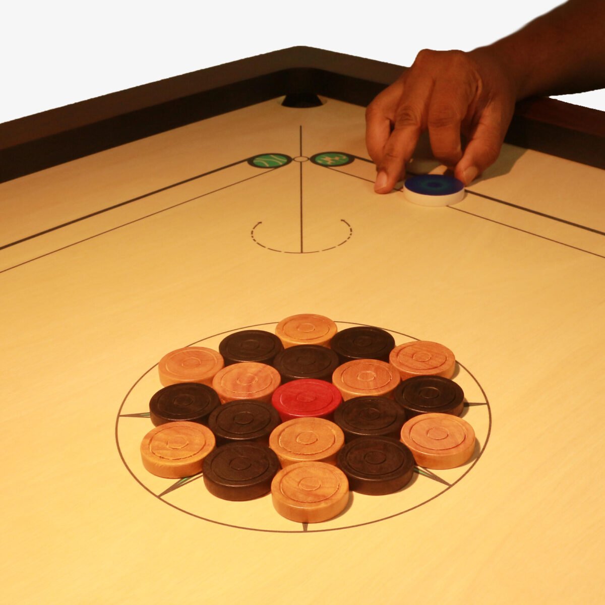 INDIAN PLY CARROM BOARD - PLAY 550 12 mm - Image 6