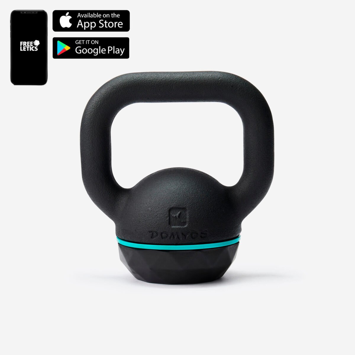 Gym Kettlebell 6 Kg Black Green - Image 2